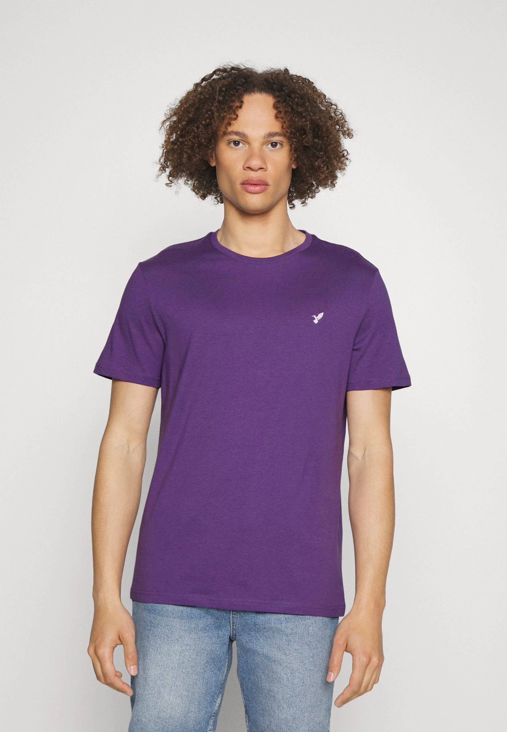 Pier One Unisex 5 Pack - T-Shirt Basique - Light Blue/Purple/White 7 Pier One Unisex 5 Pack - T-Shirt Basique - Light Blue/Purple/White – Image 5