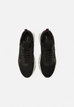 Pier One Unisex - Baskets Basses - Black/White -Pier One Boutique 1080a7dccd1b41bfb8c11eb2d0bdfeae