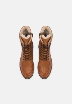 Pier One Leather Winter Boot - Bottines À Lacets - Cognac -Pier One Boutique 2909c0ac9a4a4860bf21a6983dd5148f