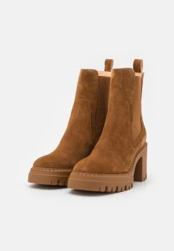 Pier One Leather - Bottines À Talons Hauts - Cognac -Pier One Boutique 2be65df1ec21468c939e38989695e7b8