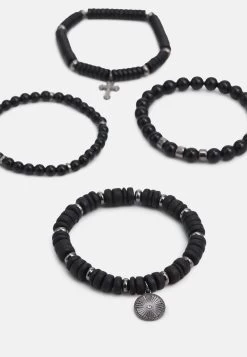 Pier One 4 Pack - Bracelet - Black 7 Pier One 4 Pack - Bracelet - Black -Pier One Boutique 38feea797ced458bb465001274f887e9