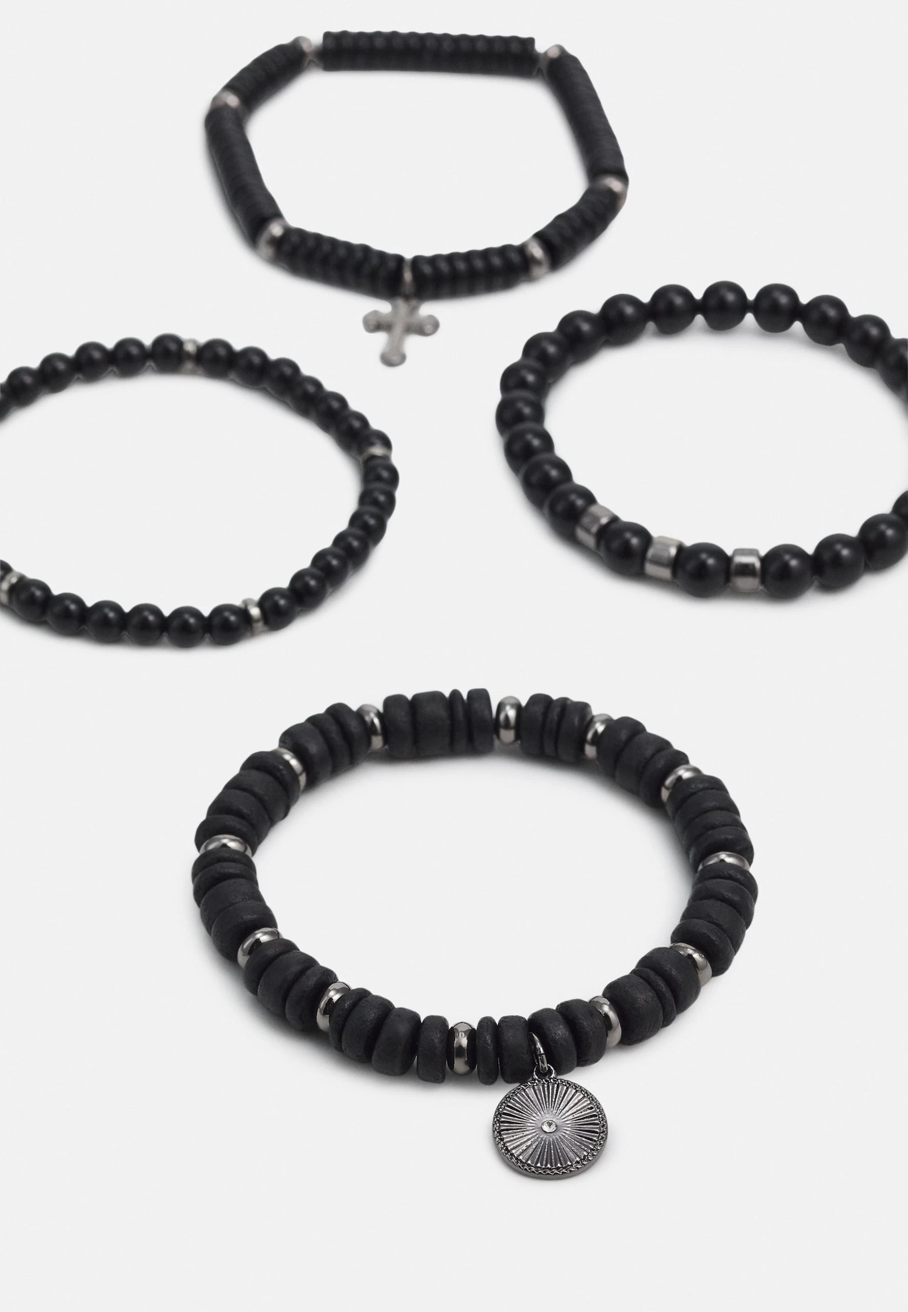 Pier One 4 Pack - Bracelet - Black 5 Pier One 4 Pack - Bracelet - Black – Image 3