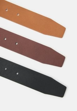 Pier One 3 Pack Unisex - Ceinture - Black/Brown/Cognac -Pier One Boutique 5093dbbd357b48f4906cc633ff9bf4ec