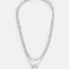 Pier One Unisex 2 Pack - Collier - Silver-Coloured