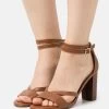 Pier One Leather - Sandales À Talons Hauts - Cognac -Pier One Boutique 606d31360e4947d28cde11c2a3331431