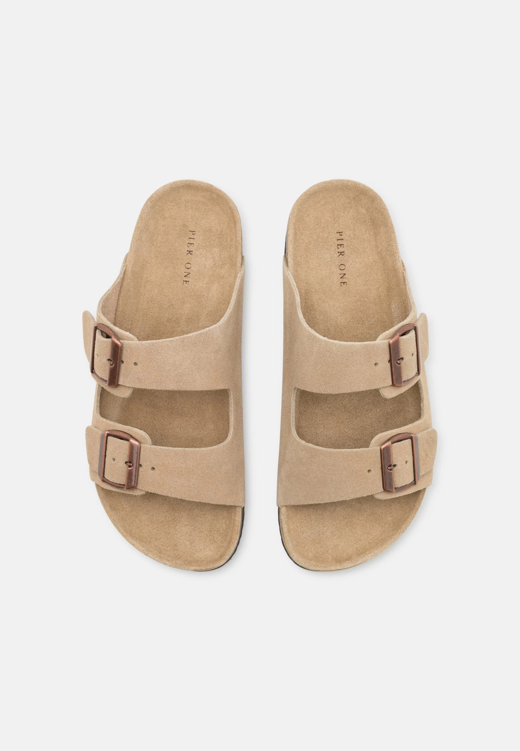 Pier One Leather Unisex - Chaussons - Beige 6 Pier One Leather Unisex - Chaussons - Beige – Image 4