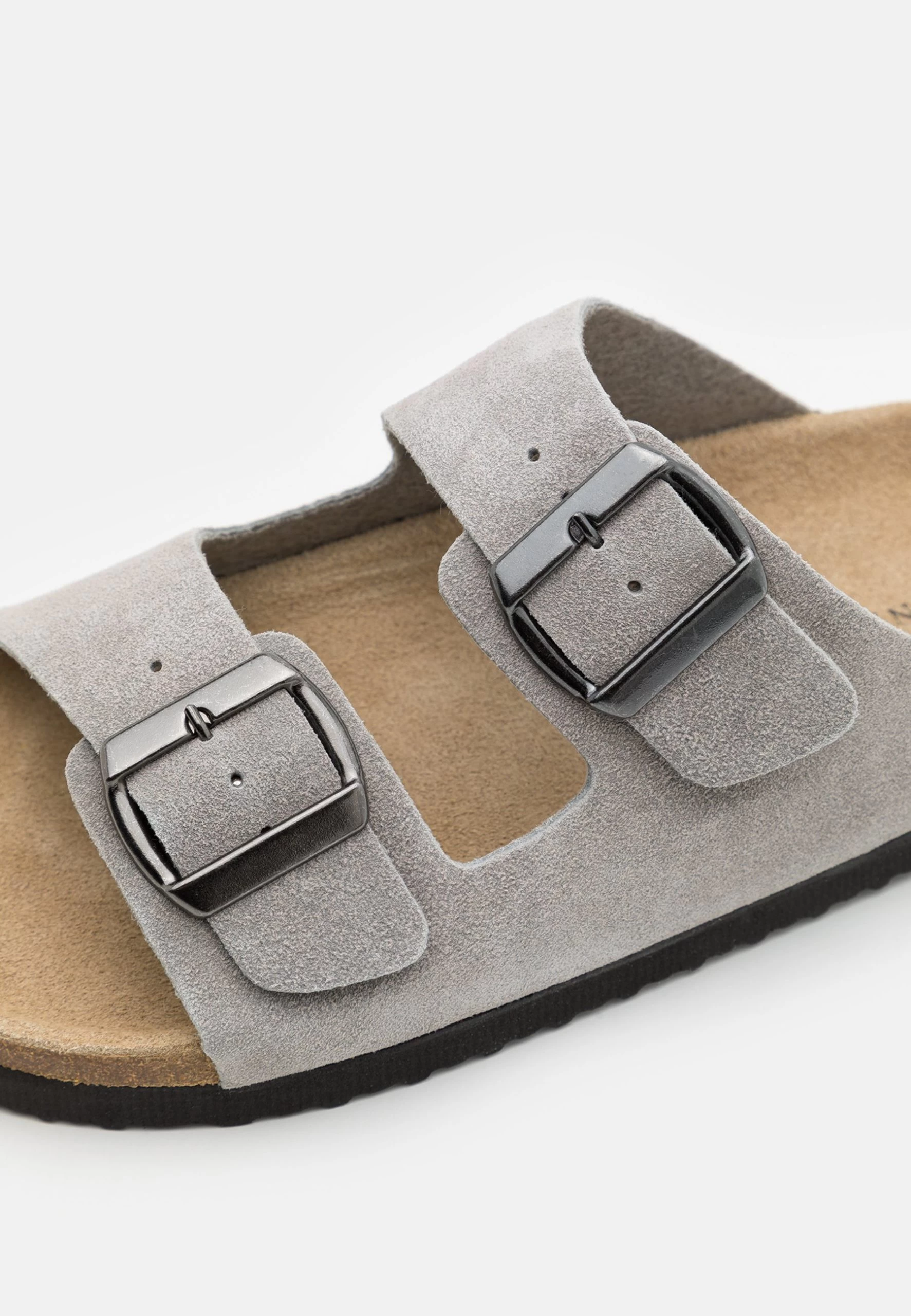Pier One Leather Unisex - Chaussons - Grey 8 Pier One Leather Unisex - Chaussons - Grey â Image 6