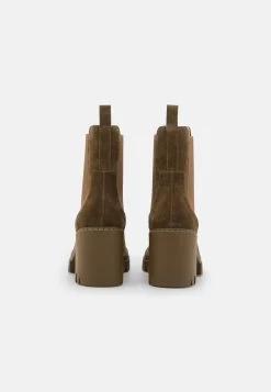 Pier One Leather - Bottines À Talons Hauts - Khaki -Pier One Boutique 82e4380308ac44f19d33d6cff9f92202