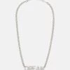 Pier One Unisex - Collier - Silver-Coloured -Pier One Boutique 8bb89a2263154c969afb19223b737372