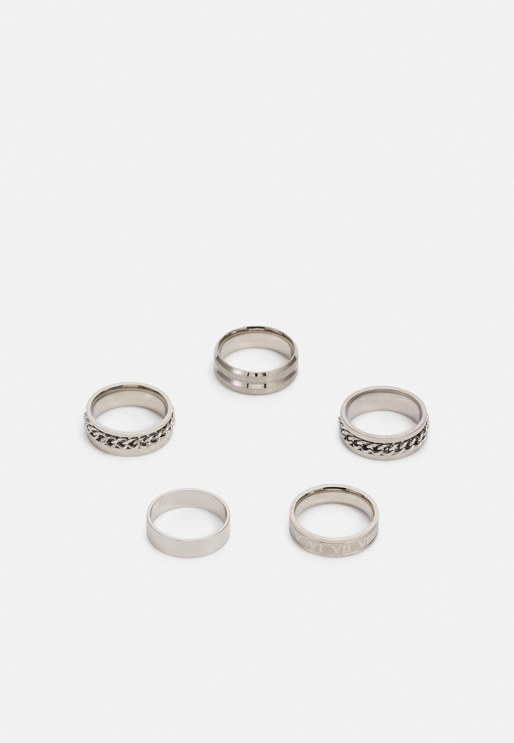 Pier One 5 Pack - Bague - Silver-Coloured 4 Pier One 5 Pack - Bague - Silver-Coloured – Image 2