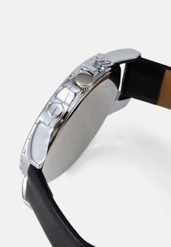 Pier One Montre - Black/Silver-Coloured -Pier One Boutique a405f32d91574594bfe0eb57bcbec044