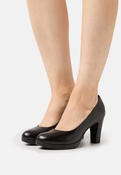 Pier One Leather - Escarpins À Plateforme - Black