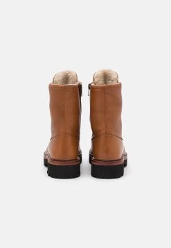 Pier One Leather Winter Boot - Bottines À Lacets - Cognac -Pier One Boutique bf53894e40e64ca2b1af6a323aced008