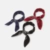 Pier One Unisex - Foulard - Black/Blue/Red -Pier One Boutique e0cc99c98ef847b4bc6cfe54e28bf9df