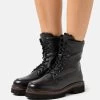 Pier One Leather Winter Boot - Bottines À Lacets - Black -Pier One Boutique edeecf9648bf4c7393fdc584d0af90c8