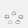 Pier One 5 Pack - Bague - Silver-Coloured -Pier One Boutique f9bb7c1be42845ce8ce1d97e3ef65d83